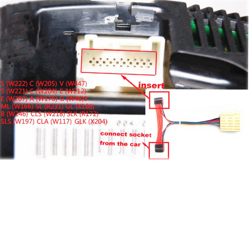 Instrument Cluster KM Filter Can Blocker for Mercedes-Benz W207 W212 W117 W463