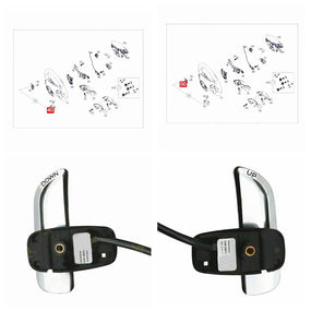 Steering Wheel Shift Paddle Shifter for Mercedes Benz B-Class (W246) 2012-2019