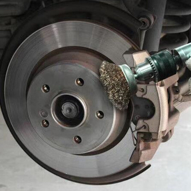 Auto Wheel Hub Polishing Derusting Rotary Wire Brush Tool Kits