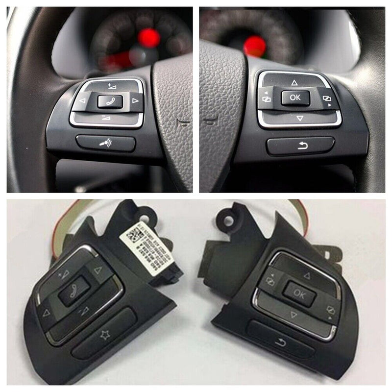 Multi Function Steering Wheel Control Switch 3C8959537D/38G For VW Passat 11-15