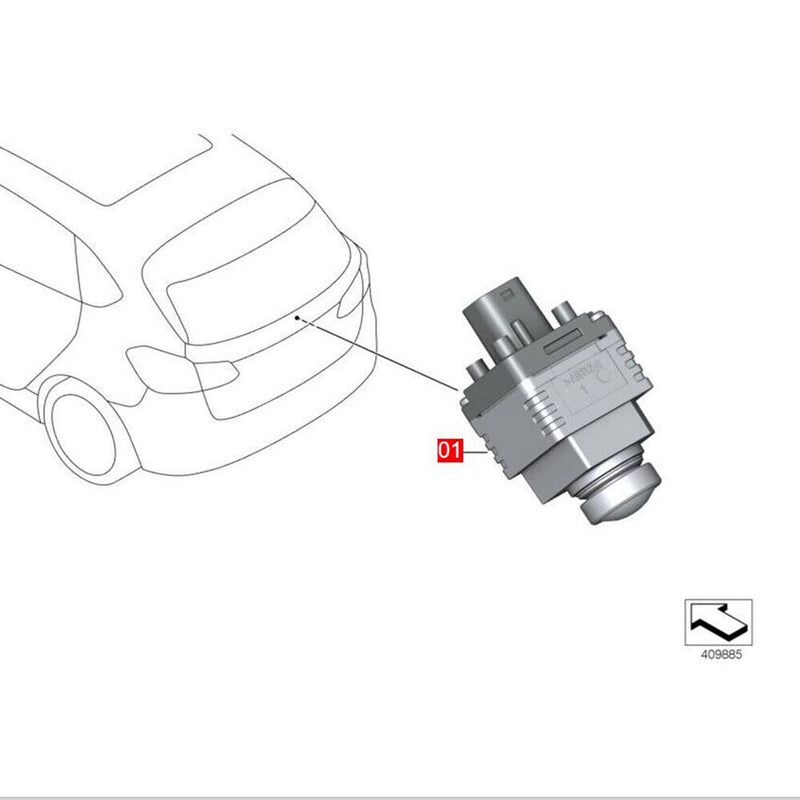 Rear Tailgate View Reversing Park Assist Camera 9475687 for BMW X2 F39 2018-2021
