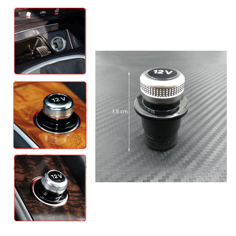 4H0919311 Chrome Cigarette Lighter Dummy Cover Socket Plug for Audi A4 A6 Q3 S3
