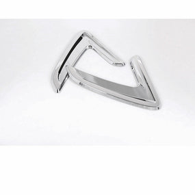 2 Pcs Chrome Side Marker Fender Air wing Vent Trim For BMW 3' 2013-2016
