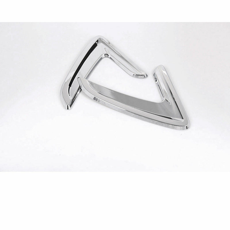 2 Pcs Chrome Side Marker Fender Air wing Vent Trim For BMW 3' 2013-2016