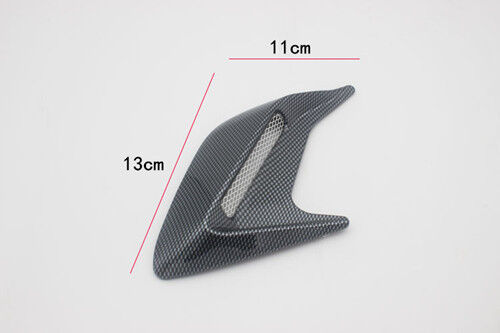 2PC Car  Decorative Side Vent Air Flow Fender Intake Stickers Carbon Fiber SALE
