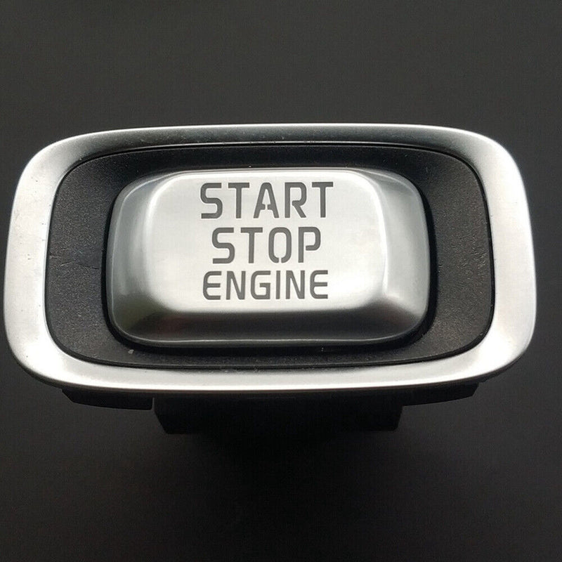 Engine Start Stop Silver Switch Button Cover For Volvo S60 S80 XC60 XC70 V60