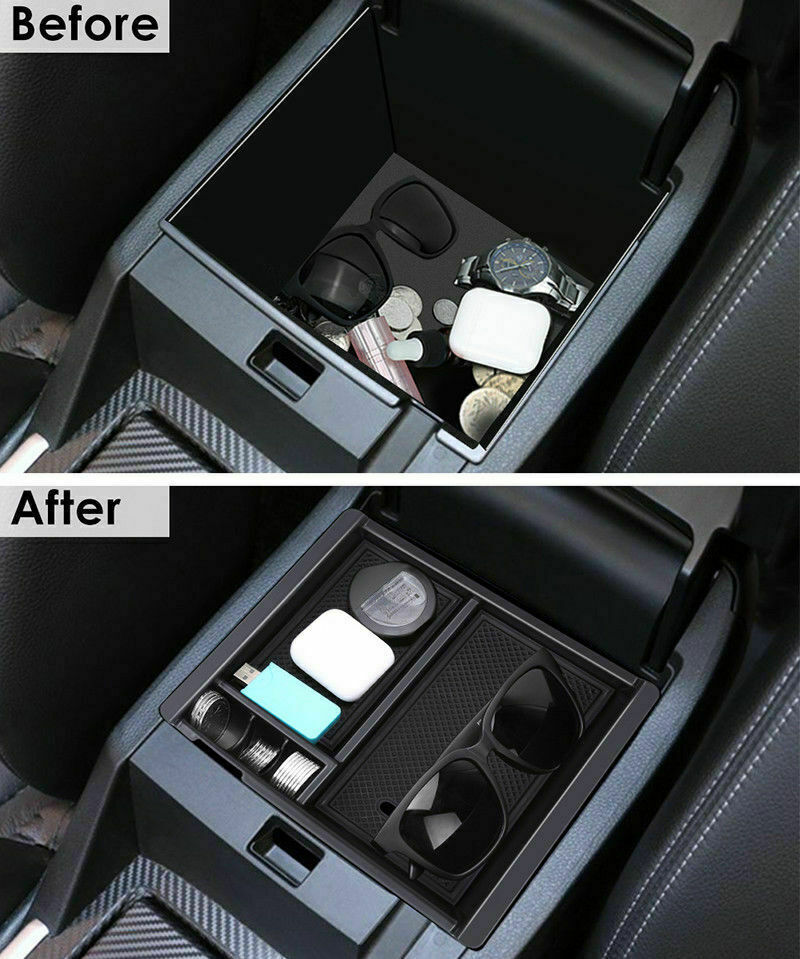 Car Center Console Armrest Storage Box Organizer Tray For Camry 2018