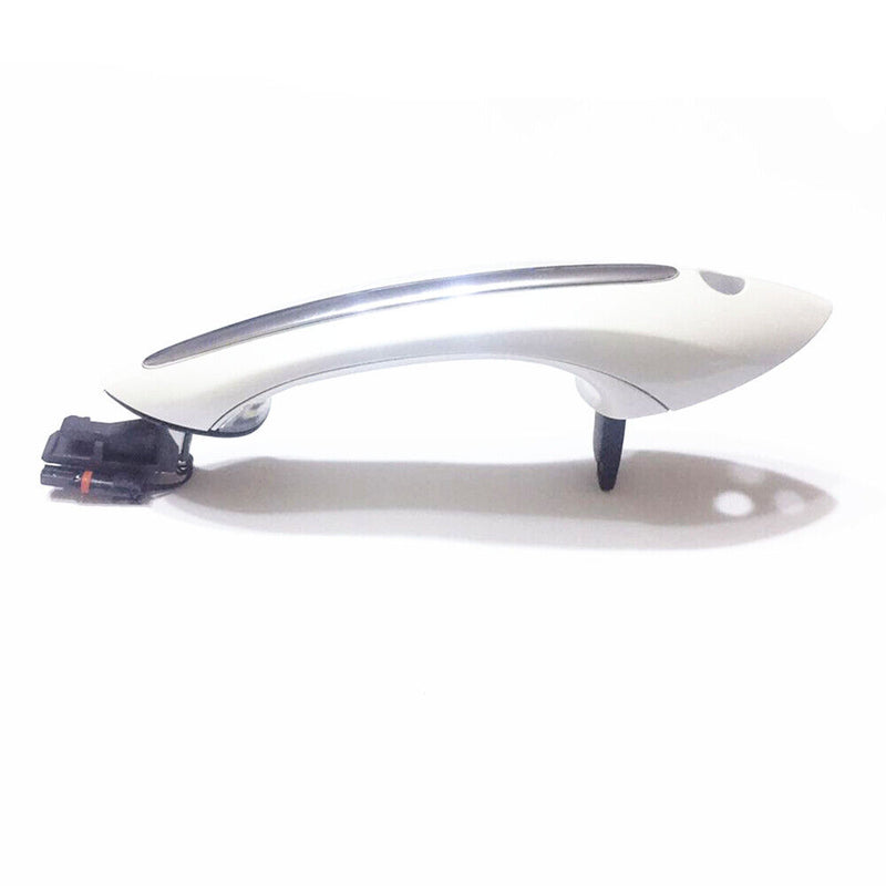 Comfort Access w/LED Front Left White Exterior Door Handle for BMW F07 F10 F01