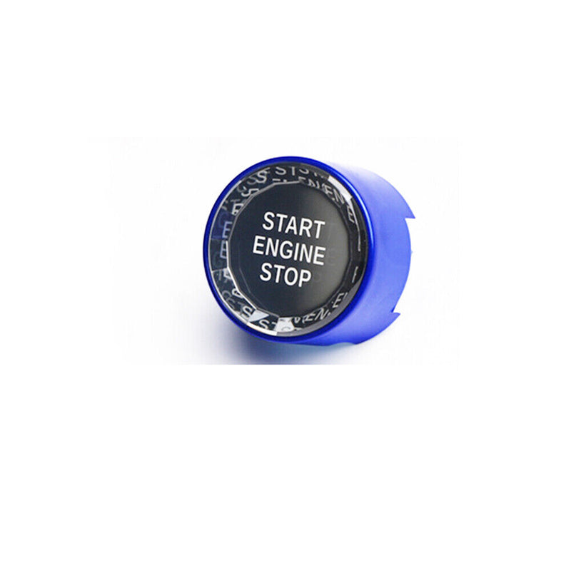 Blue Engine Start Stop Switch Button Cover For BMW F G Classis