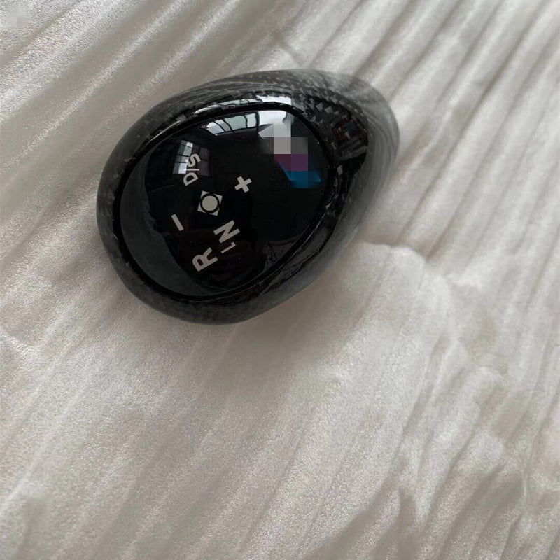 Carbon Fibre Gear Shift Knob Panel w/M Sticker for BMW M5 F10 Sedan 2012-2017