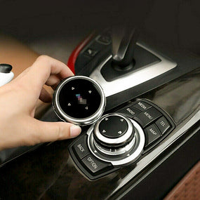 7 Button CIC IDrive Multi-Media Knob Cover for BMW X3 M5 M6 5 7 Series