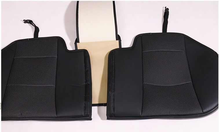 PU Leather 3D Surround Car Seat Protector Rear Seat Cover For All Cars Black