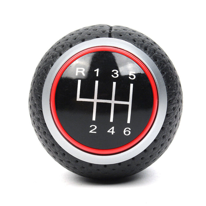 6 Speed Gear Shift Knob For AUDI S LINE A3 03-13 A4 Q5 S3 S4 8P 07-15