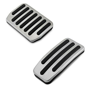 2Pcs Aluminum Accelerator Pedal Cover Gas Pedal For Tesla Model 3 17-19