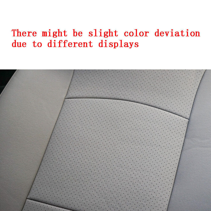 PU Leather 3D Full Surround Car Seat Protector Seat Cover Car Accessories Gray