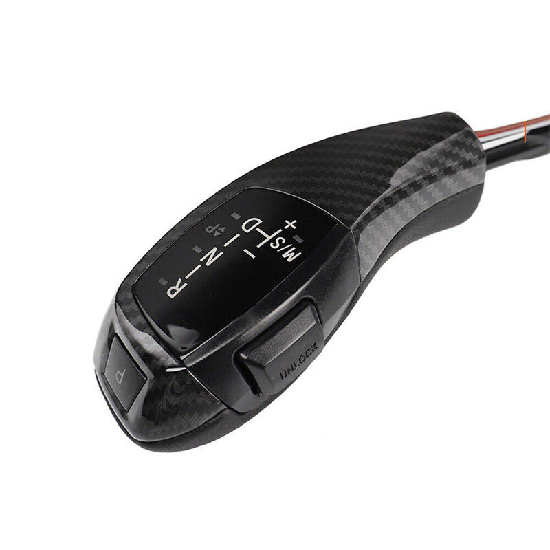 Carbon Fiber LED Shift Knob w/START STOP Cover for BMW 2004-2010 E81/87 1Series