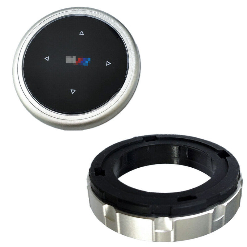 7 Button CIC IDrive Multi-Media Knob Cover for BMW X3 M5 M6 5 7 Series