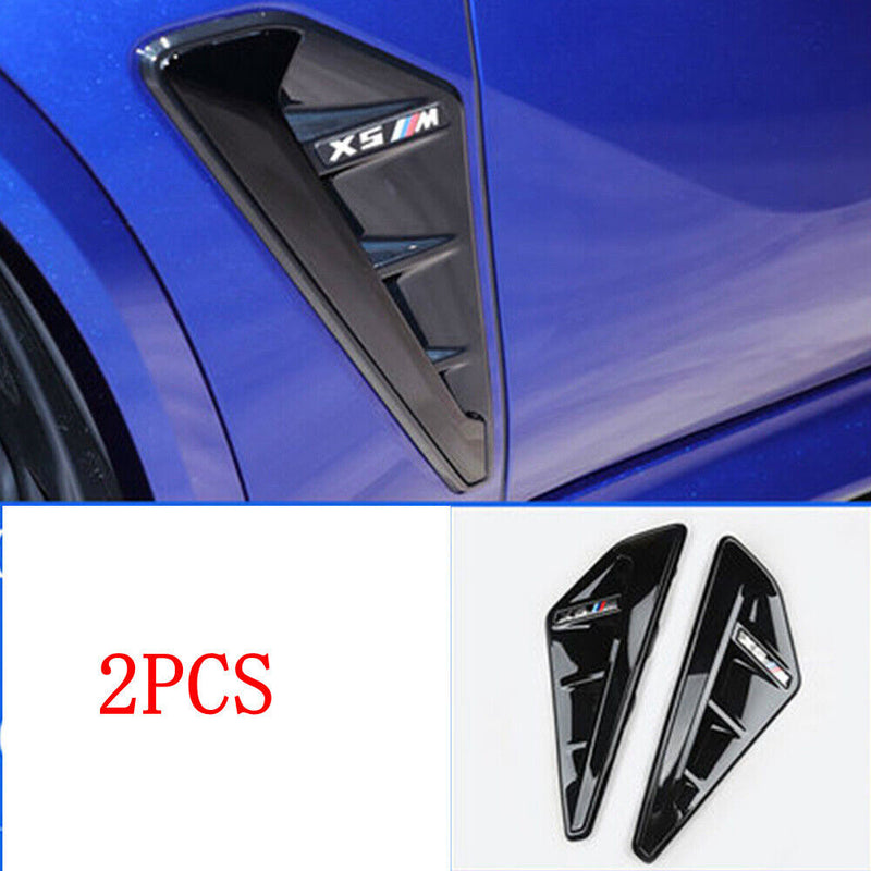 Side Marker Fender Air wing Vent Trim M Cover Chrome for BMW 2019-2021 X5