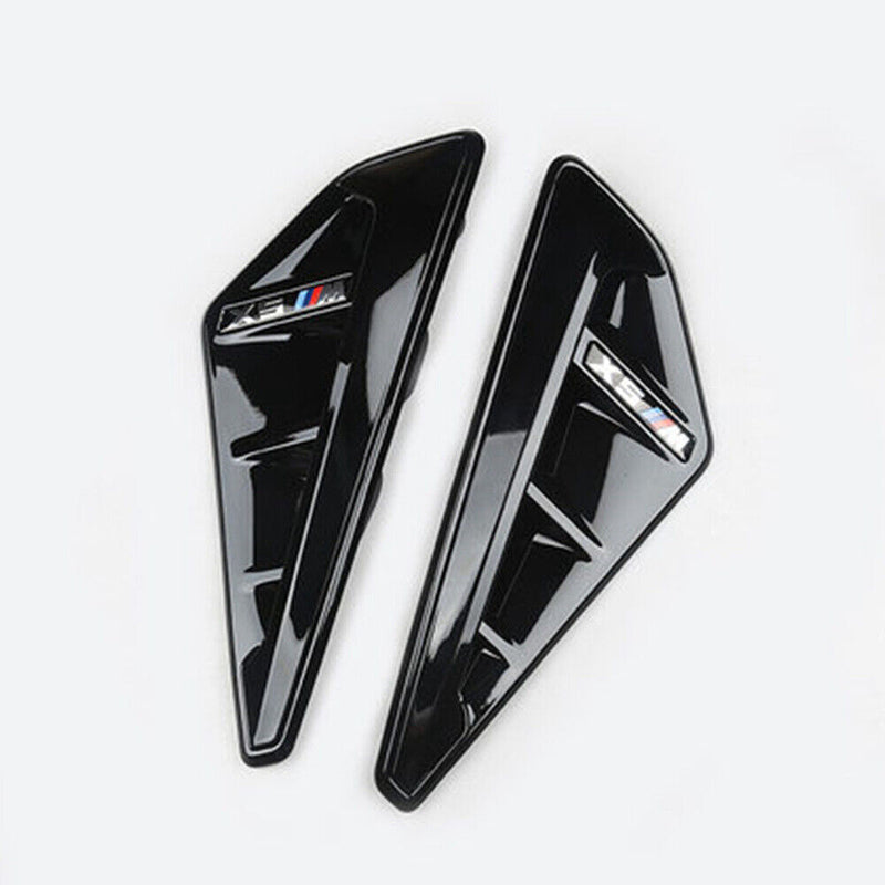 Side Marker Fender Air wing Vent Trim M Cover Chrome for BMW 2019-2021 X5
