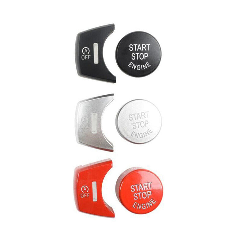 Red Engine Start Stop Button Cover Kit for BMW 2014-2018 X5 F15 2015-2018 X6 F16