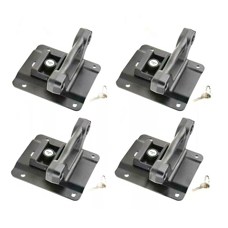4Pcs Truck Bed Tie Down Anchors Boxlink Cleats for 2015-2020 Ford F150 F250 F350