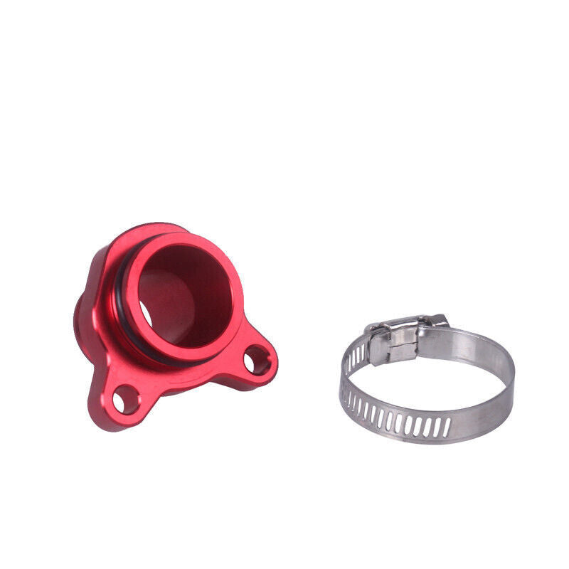 Red Aluminum Alloy Water Hose Fitting Head 11537541992 For BMW 1' 3' 335i Z4