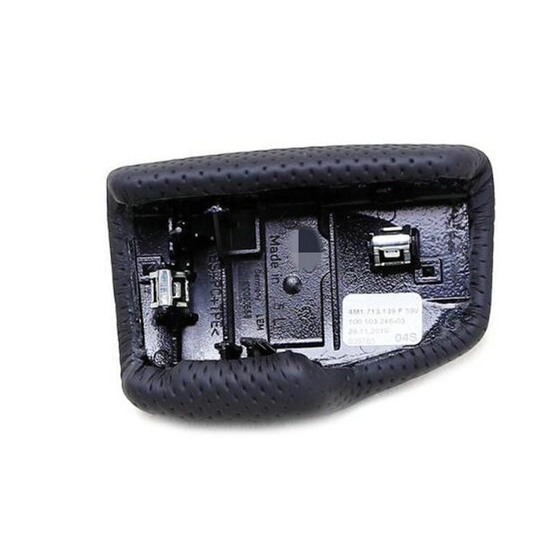 Perforated Leather Gear Shift Knob Cover for Audi 2017-2022 A4 S4 A5 S5 RS4 RS5