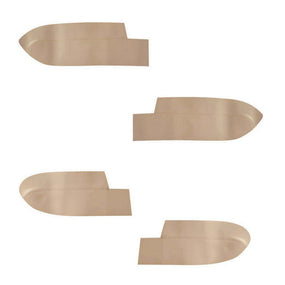 4Pcs Beige Door Armrest Panel Insert Leather Cover for Honda CR-V 2007-2011