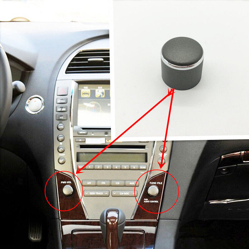 FM Audio Knob Volume Button 90010-22070 for Lexus 2009.08-2012.06 ES240 ES350