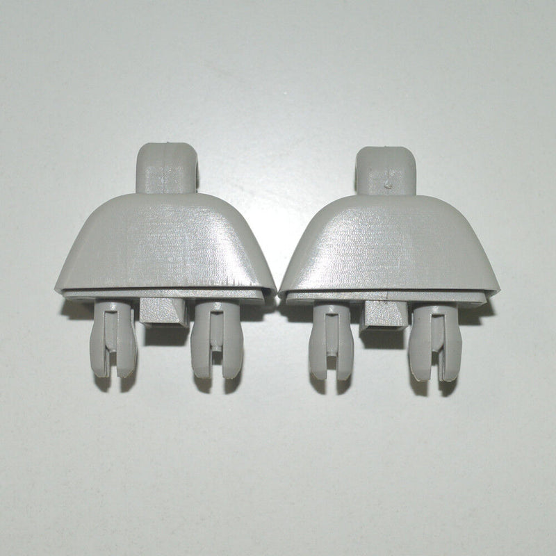 2Pcs Gray 4F0857561 Sun Visor Clip Hook Mount for Audi A6 C6 2004-2011