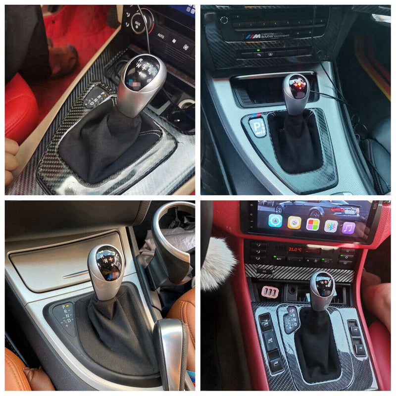 LHD Silver LED Gear Shift Knob for BMW 6-Series 2004-06 E63 E64 650i 645Ci