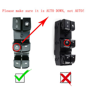 Left Driver Master Door Window Switch 93570-3X000 For Hyundai Elantra 2011-2015