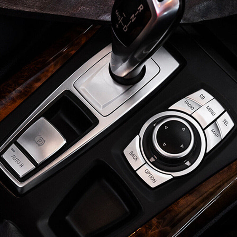 IDrive Multi-Media Switch Button Cover Trim for BMW 2010-2013 X5 X6