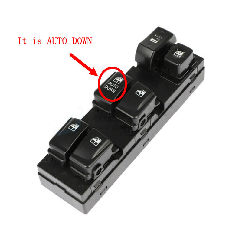 Front Left Driver Side Master Door Window Switch for Hyundai Elantra 2007-2010