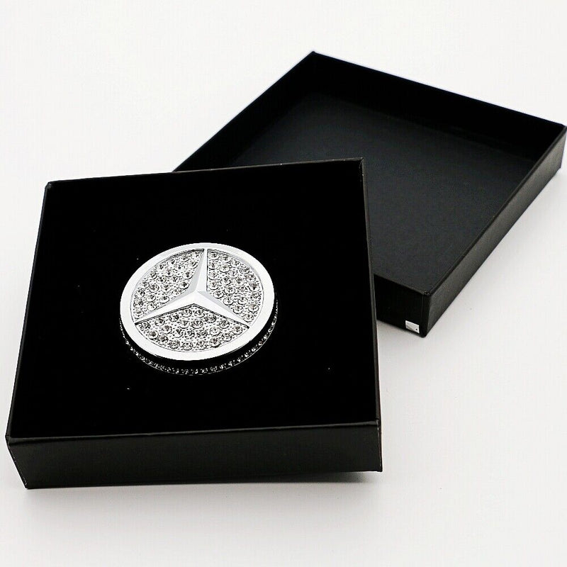 Knob Cover Decor Rhinestone Cover Multimedia For Mercedes Benz