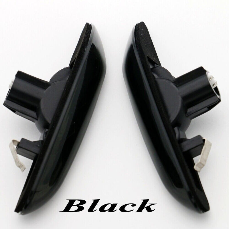 LED Side Marker Light Turn Signals For BMW E82 E88 E60 E61 E90 E91 E92 E93 Black