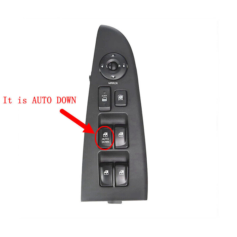 Left Driver Master Door Window Switch 93570-2H1107U for Hyundai Elantra 2007-10