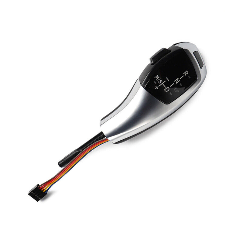 Silver Shift Knob w/START STOP Cover for BMW 2006-2012 E90 E91 E92 E93 3series