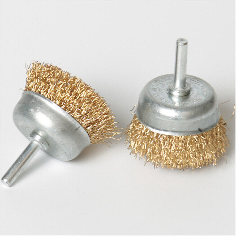 Auto Wheel Hub Polishing Derusting Rotary Wire Brush Tool Kits