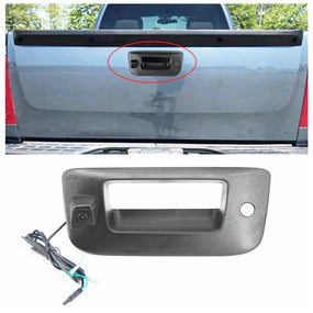 Tailgate Handle Backup View Camera for 2007-2013 Chevrolet Silverado GMC Sierra