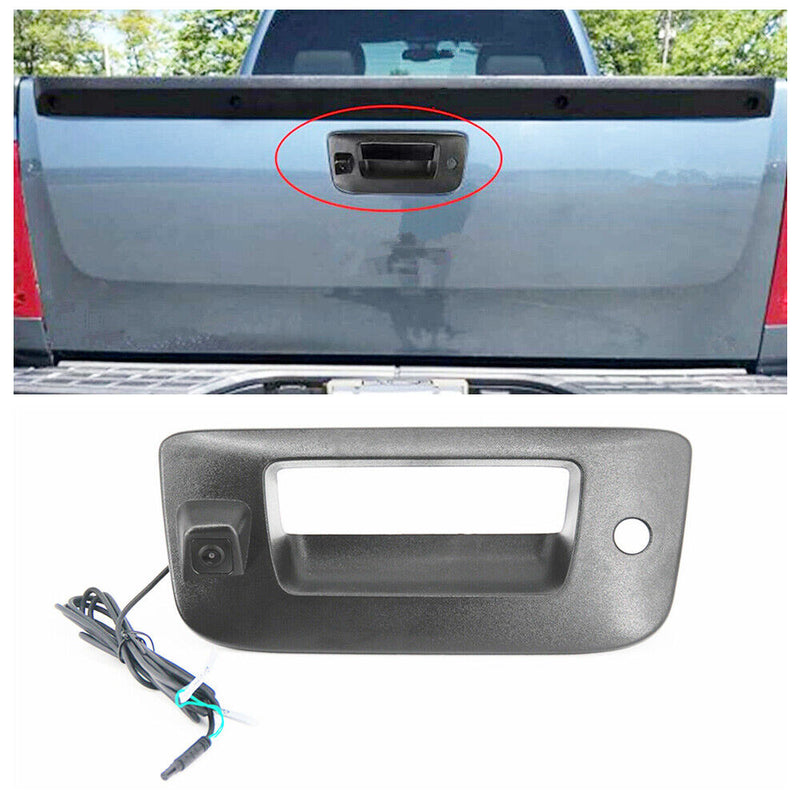 Tailgate Handle Backup View Camera for 2007-2013 Chevrolet Silverado GMC Sierra