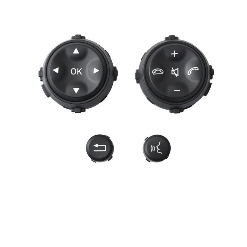 For Mercedes-Benz W221 S 2006-2009 Black R&L Steering Wheel Switch Button
