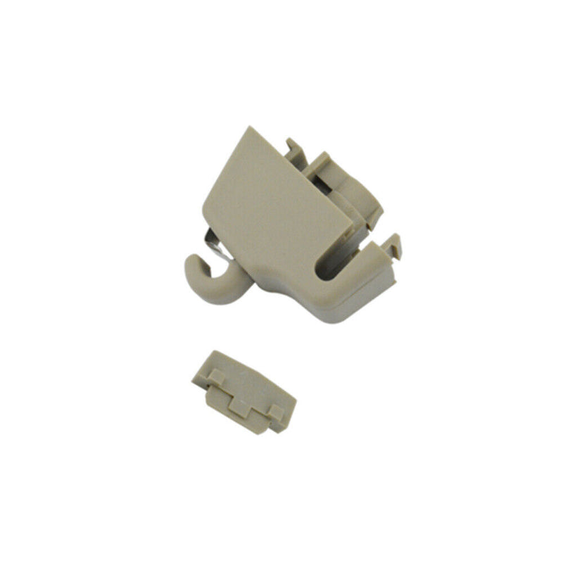 Beige Sun Visor Gray Clip Hook Retainer 4L0859561/2 for Audi 2007-2015 Q7
