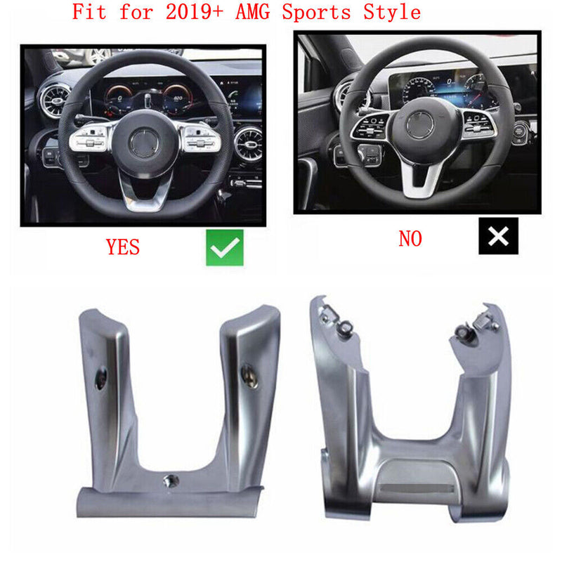 A0004641900 Steering Wheel Lower Trim U Shape Cover for Mercedes-Benz 2019+ AMG