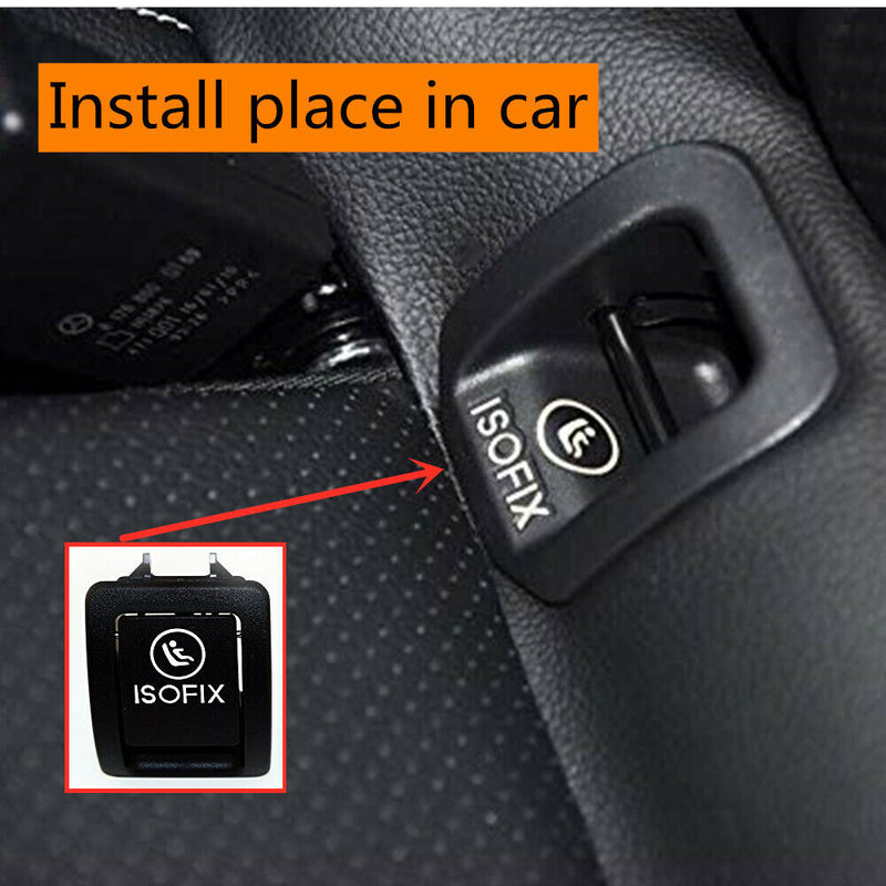 OEM A2059200513 ISOFIX Cover For Mercedes C Class W205 C300 C350 C200 C180 Black