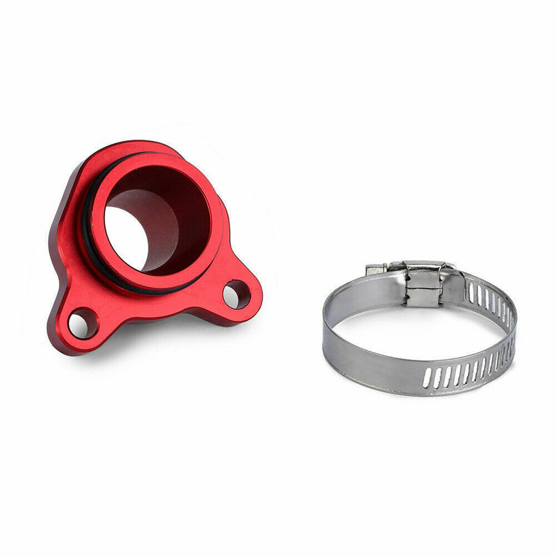 Red Aluminum Alloy Water Hose Fitting Head 11537541992 For BMW 1' 3' 335i Z4