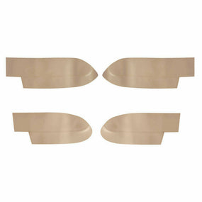 4Pcs Beige Door Armrest Panel Insert Leather Cover for Honda CR-V 2007-2011