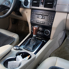 Peach Wood Grain Gear Shift Knob Cover for Mercedes-Benz A C E GLK-CLASS 2007-13