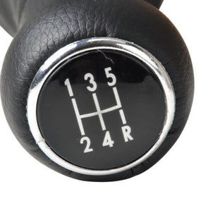 Black 5Speed Gear Shift Knob w/Gaitor Boot for Audi A6 C5 1998-2001 A4 1998-2000