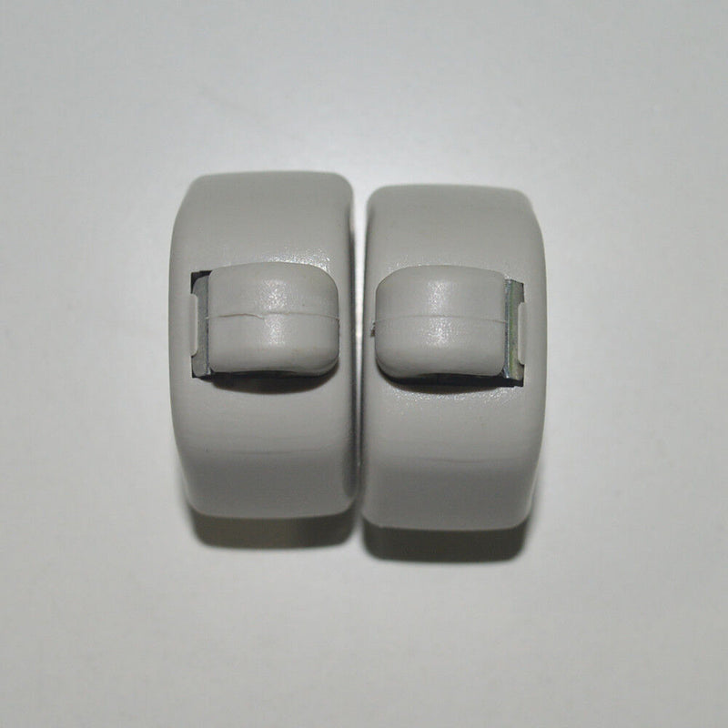 2Pcs Gray 4F0857561 Sun Visor Clip Hook Mount for Audi A6 C6 2004-2011